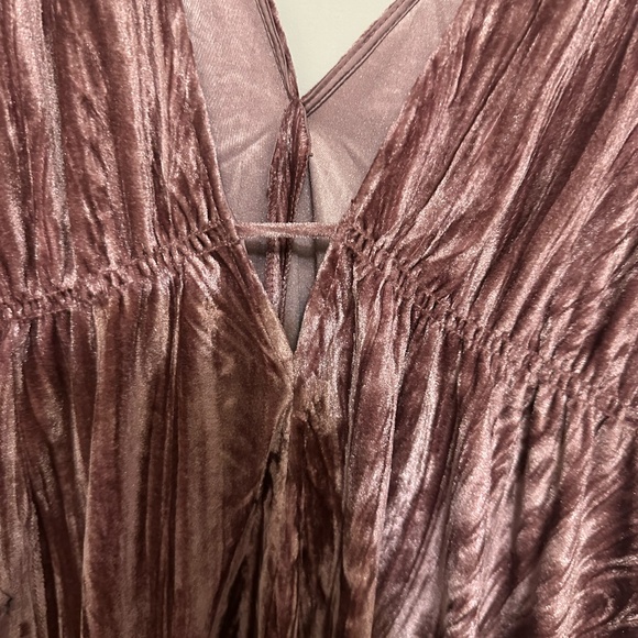 Free People Pleated plush swing dress - Picture 5 of 5